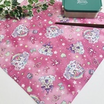 50×50 ピンクユニコーン柄 お弁当ハンカチ お弁当包み ランチクロス 大きめ 女の子 ミント 夢かわいい 大判ハンカチ 子供用 小風呂敷 綿風呂敷