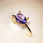 カラーチェンジフローライト Silver925 リング 7×5mm