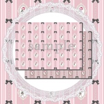 Rose cameo(pink)5枚