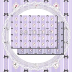 Rose cameo(violet)5枚