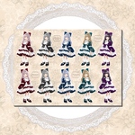 Wisteria_DOLLS "Mary" コラージュシート5枚入