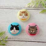 y0u-k26様  オーダー品  家の猫 うちの子刺繍 ブローチ
