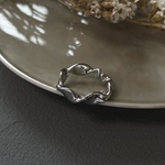 silver wave ring