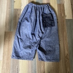 ハーフパンツ　ダンガリー　岡山デニム 　ポケットインディゴ色