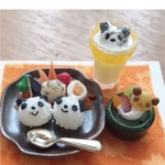ミニチュア　パンダのインドカレーセット