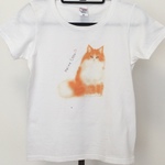 可愛い猫Ｔシャツ　メインクーン