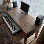DTMデスク S150-55 DAW  スライドテーブル(350)　KOMPLETE KONTROL　S88