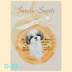 【送料無料】O-23🐾通年使えるワンちゃんオーナメント/シーズー