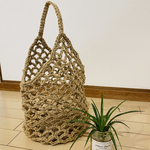 受注製作　麻ひもネット編みバッグ