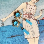 azzurro star pierce / earring