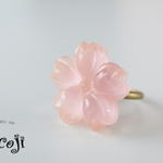 受注製作＊和三盆ゼリーリング　桜(フリーサイズ）