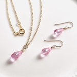 14kgf✳︎ピンクトパーズ　セット【ギフト箱(OUTLET)付き】