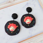 ぐるぐる🌀びっくりのパーマお姉さんピアス