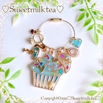 💙💚ミントカップケーキバッグチャーム🍃🧁💙