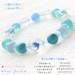 🏖️Summerブレス🐬⑨種の天然石スペシャルMIX🐬イルカHawaiianブレスレット💫