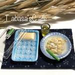 hand made ミニチュア　ドールハウス　夏の冷んやりおやつ　わらび餅セット
