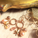 ✴︎透かしボール&アスタリスク✳︎ピンクピアス✴︎
