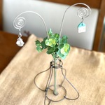garden＊ナチュラルピック　　吊り下げ小さなおウチ＆水晶セット　
