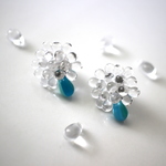 drops earrings〈ターコイズのしずく〉
