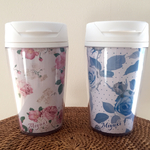 薔薇柄タンブラー