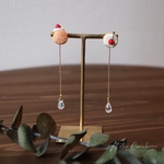 ドーナツのゆらゆらピアス