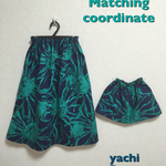 ☆Matching coordinate☆大きなお花柄のスカート＊SET