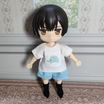 即購入OK☆ぞうさんのTシャツと選べるハーフパンツとくつ下セット☆ねんどろいどどーる 服