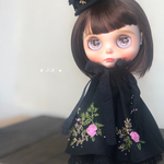新作💐ピンクのエチュードドレスとパニエ　2点セット　ブライス 　リカちゃん　アウトフィット