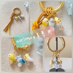 aoringoさま専用･*:.｡. ぶさかわ♡うちの子キーホルダー .｡.:*･゜受注製作　3羽オリジナル　タッセルバージョン