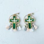 Cross with Dove GR pierce (NO.4111)