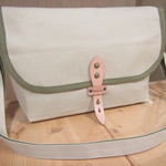 sarikodx様専用/受注製作//zn-b5 京都ちどりかばん 帆布 ショルダーバッグ Mサイズ オフベージュ/唐草