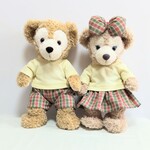ダッフィー＆シェリーメイ☆コスチューム（黄色＆チェック柄）