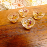 夏にぴったり！　みつ豆　（単品）ミニチュアフード
