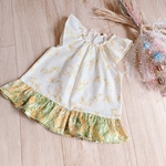 baby✭ラグランチュニック✭綿麻ミモザ　ナチュラル