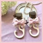 リバティ♡リボンベビーカーフック