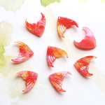 オリジナル新作★金魚の尾びれ　金魚のしっぽ　アセテートパーツ　