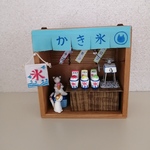 夏祭り　猫のいるかき氷屋さん