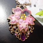 桜のネックレス　