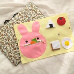 ファスナー＆スナップボタンあそび♡うさぎ