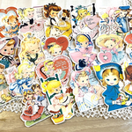 再販✖️10🎀今なら選べるおまけ付き❤️20枚❤️レトロガール❤️ダイカットいろいろセット③
