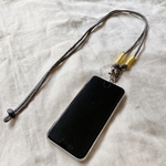 Cord Strap<グレー×イエロー>※リフレクタータイプ