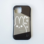 【iPhone14シリーズ対応】 memeグリップケース（ブラウン）