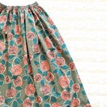 ※カーキ色　ギャザーロングスカート※
