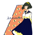 かずのこ寿司少女のステッカー
