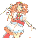 魔法少女のステッカー