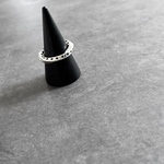 ▷ Silver ring R73