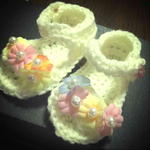 再販ベビーシューズ♡お花