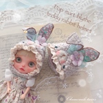 ポプマ用🐰babouche teddy rabbit  helmet