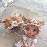 ポプマ用🧸babushuka teddy  bear helmet
