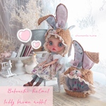 ポプマ用🐰babushuka teddy rabbit  helmet